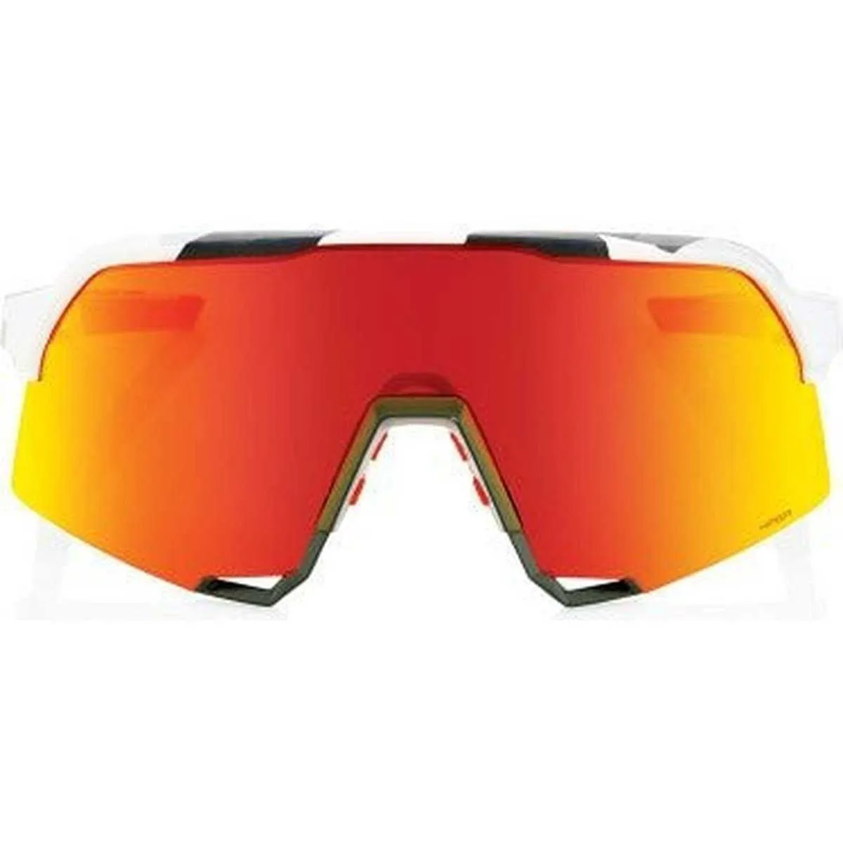 100% 60005-00001 S3 Sunglasses Soft Tact Grey Camo HiPER Red Lens