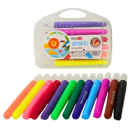 12 Brush Colouring Pens For Kids Adult, Multicolor