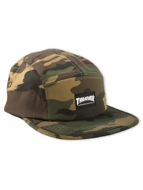 5 Panel Camo Strapback Hat