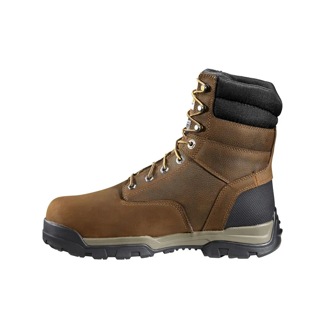 8" Ground Force Waterproof Insulated Soft Toe Boot Brown