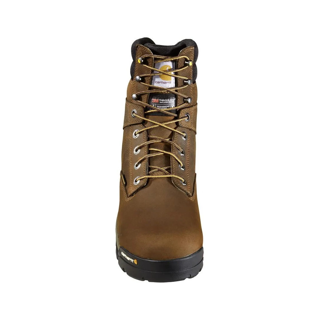 8" Ground Force Waterproof Insulated Soft Toe Boot Brown