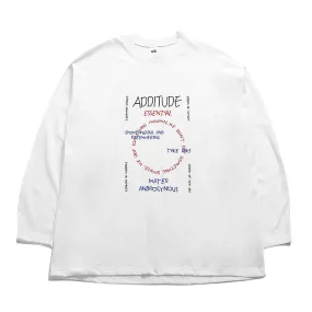 ADD Graffiti Long Sleeve Tee White