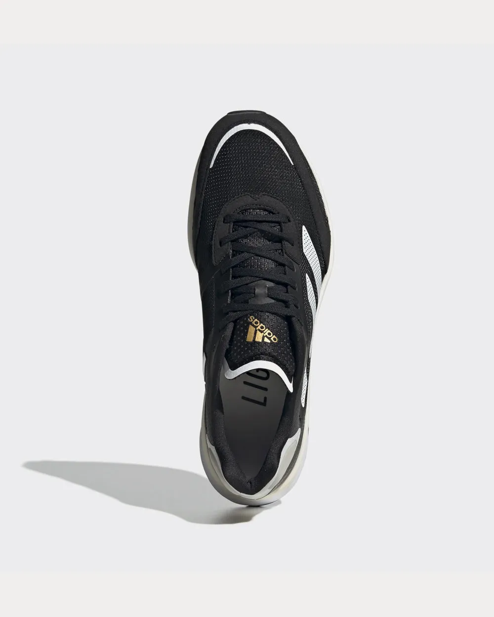 Adizero Boston 10 Core Black / Cloud White / Gold Metallic Running Shoes