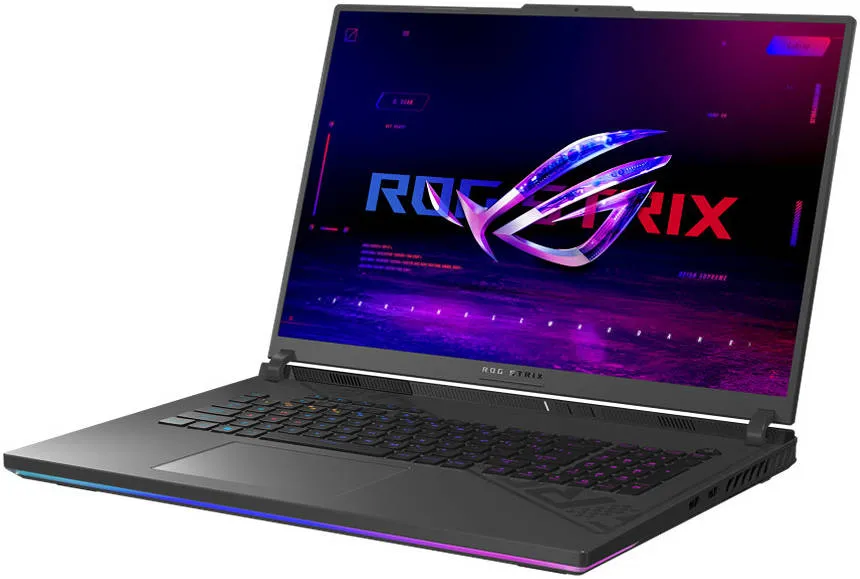 ASUS ROG Strix G18 G814JI Gaming Laptop, 18" QHD  240Hz OLED ROG Nebula Display, Intel Core i9-13980HX, 16 GB RAM, 1TB SSD, GeForce RTX 4070 8GB, RGB ENG KB, Win 11, Eclipse Gray | 90NR0D01-M00260