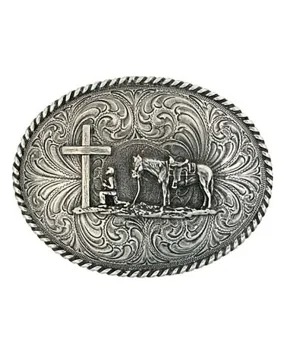 Attitude Christian Cowboy Belt Buckle