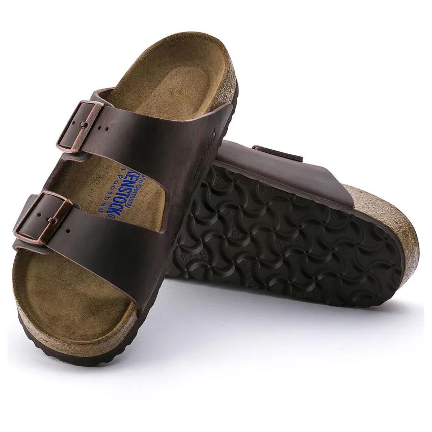 Birkenstock Arizona Suede Soft Footbed - Habana