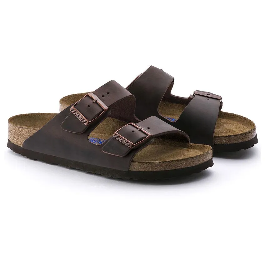 Birkenstock Arizona Suede Soft Footbed - Habana