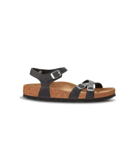 Birkenstock Kumba Oiled Leather Black Sandals