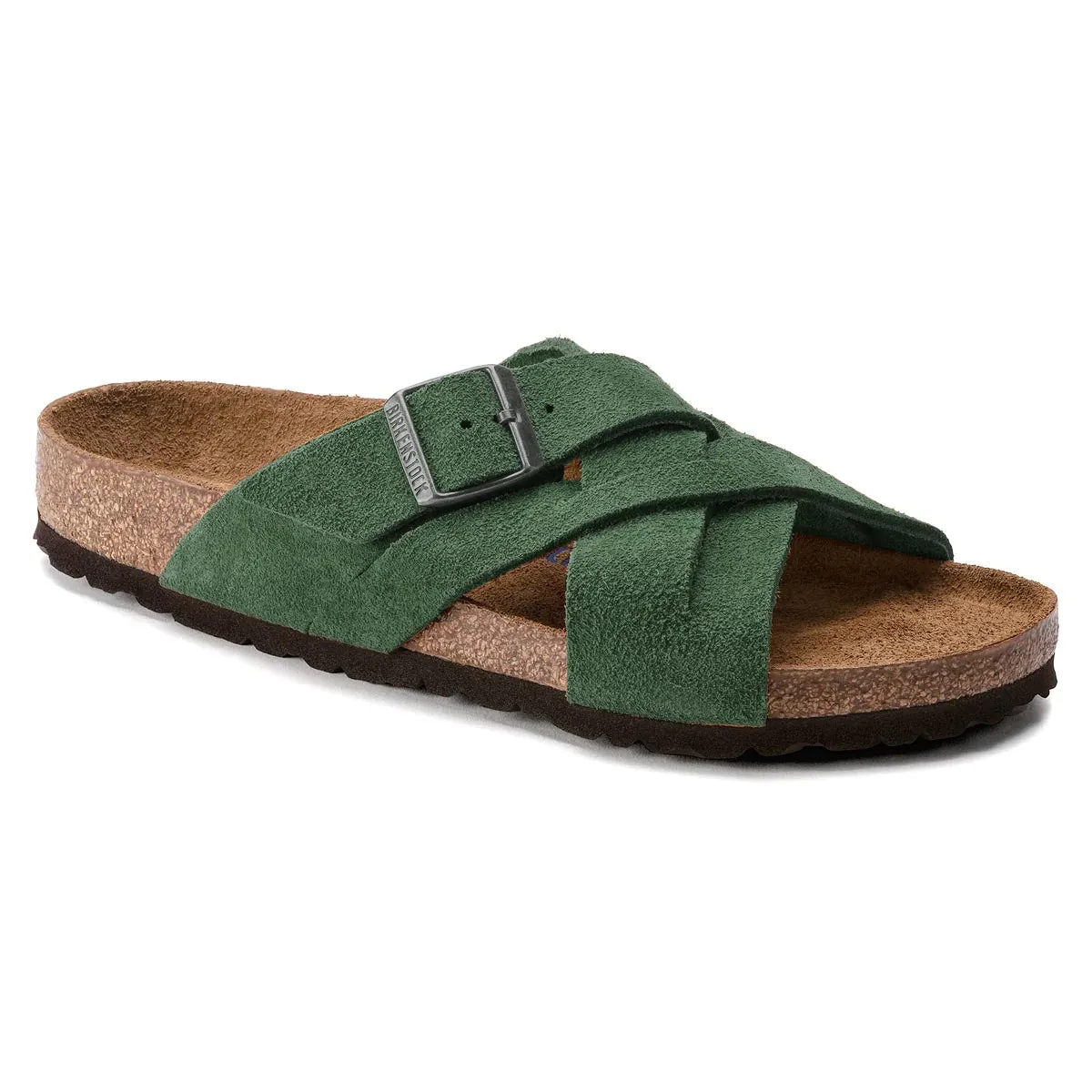 Birkenstock Lugano Soft Footbed Suede Sandals