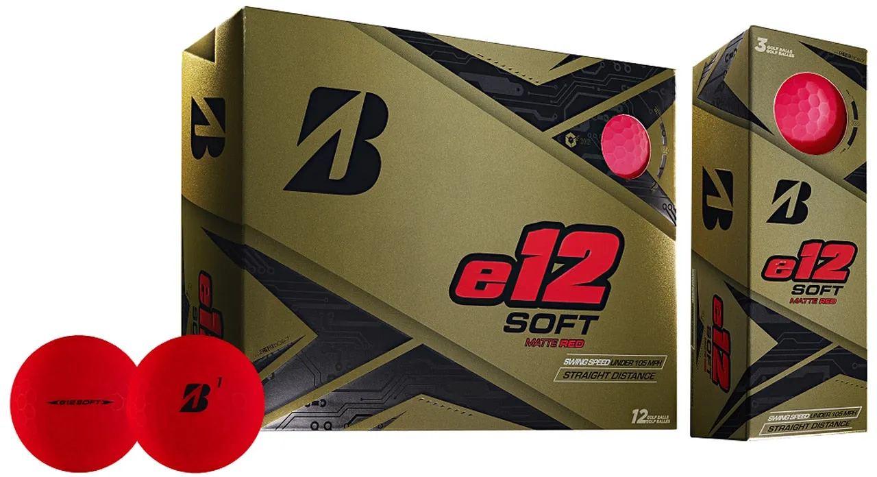 Bridgestone e12 Soft Golf Balls LOGO ONLY - One Dozen