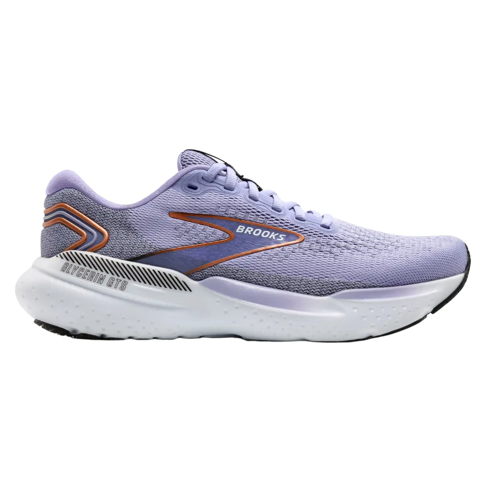 Brooks Glycerin GTS 21 Lavender/Black/Copper Running Shoe (Women's)