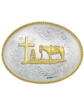 Christian Cowboy Western Belt Buckle