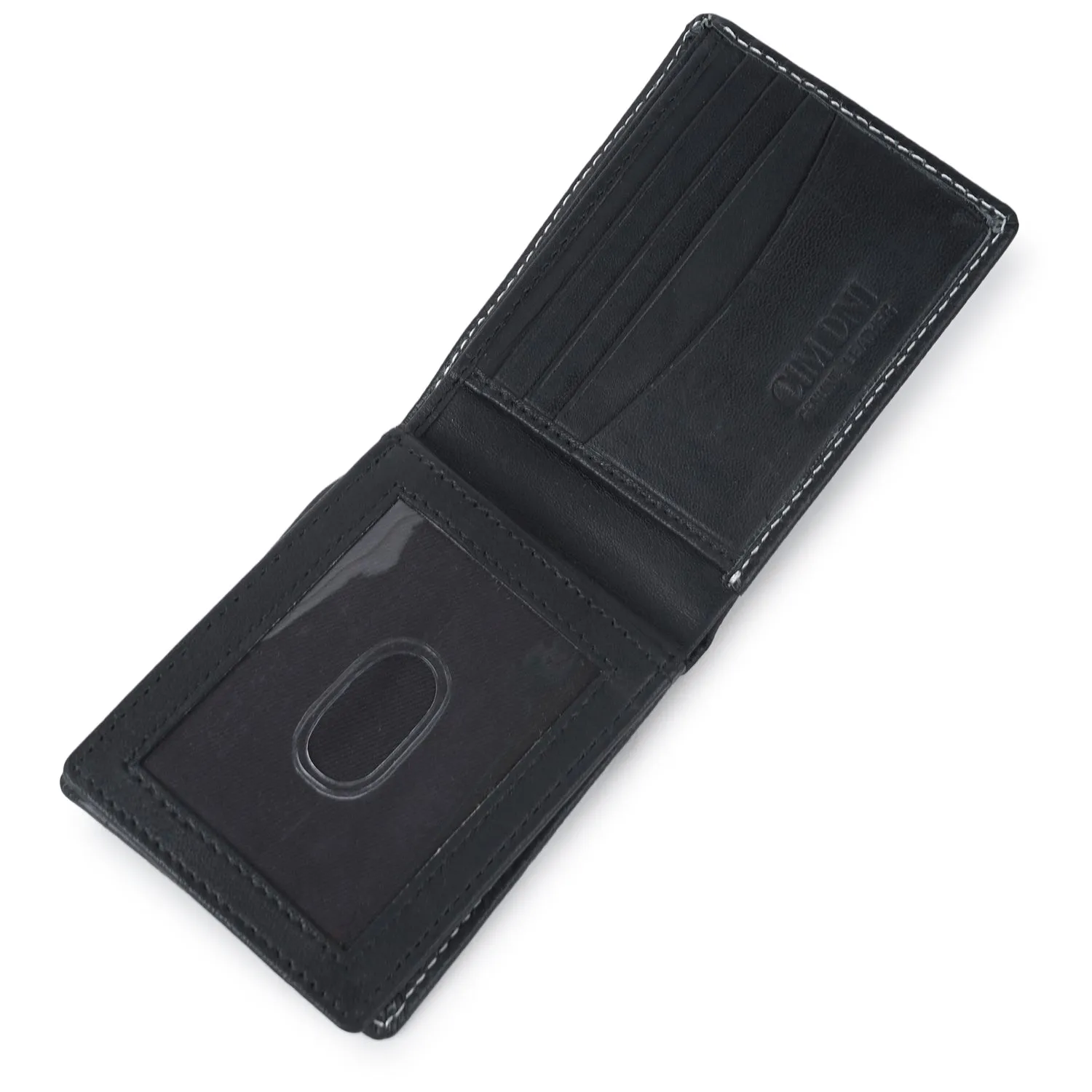 CIMONI Genuine Leather Classic Design Ultra Slim Multiple Credit Cards Slot Wallet for Men