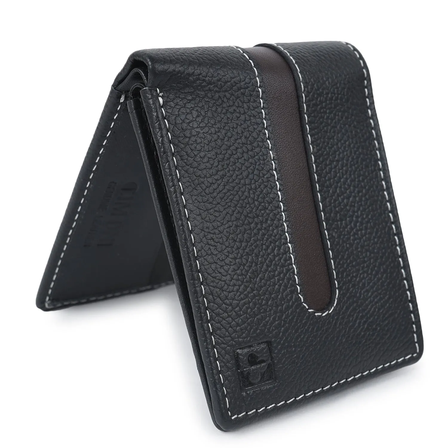 CIMONI Genuine Leather Classic Design Ultra Slim Multiple Credit Cards Slot Wallet for Men