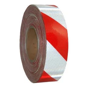 Class 1 Reflective Tape (Red/White) 50mm x 45.7m TAPERRW50.8-45