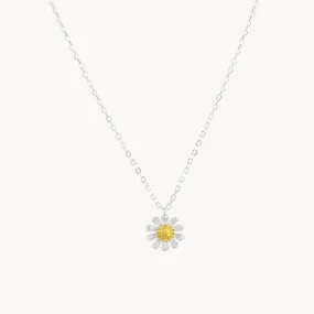 Daisy Silver Necklace