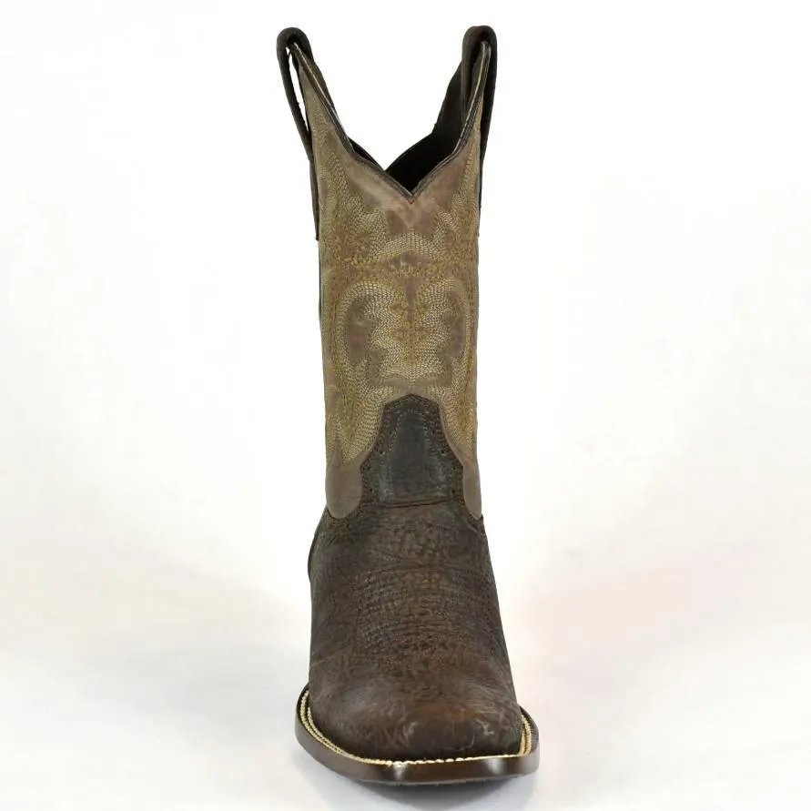 Denver Mountain Square Toe Brown Shoulder Oryx Shaft Cowboy Boot-845-2