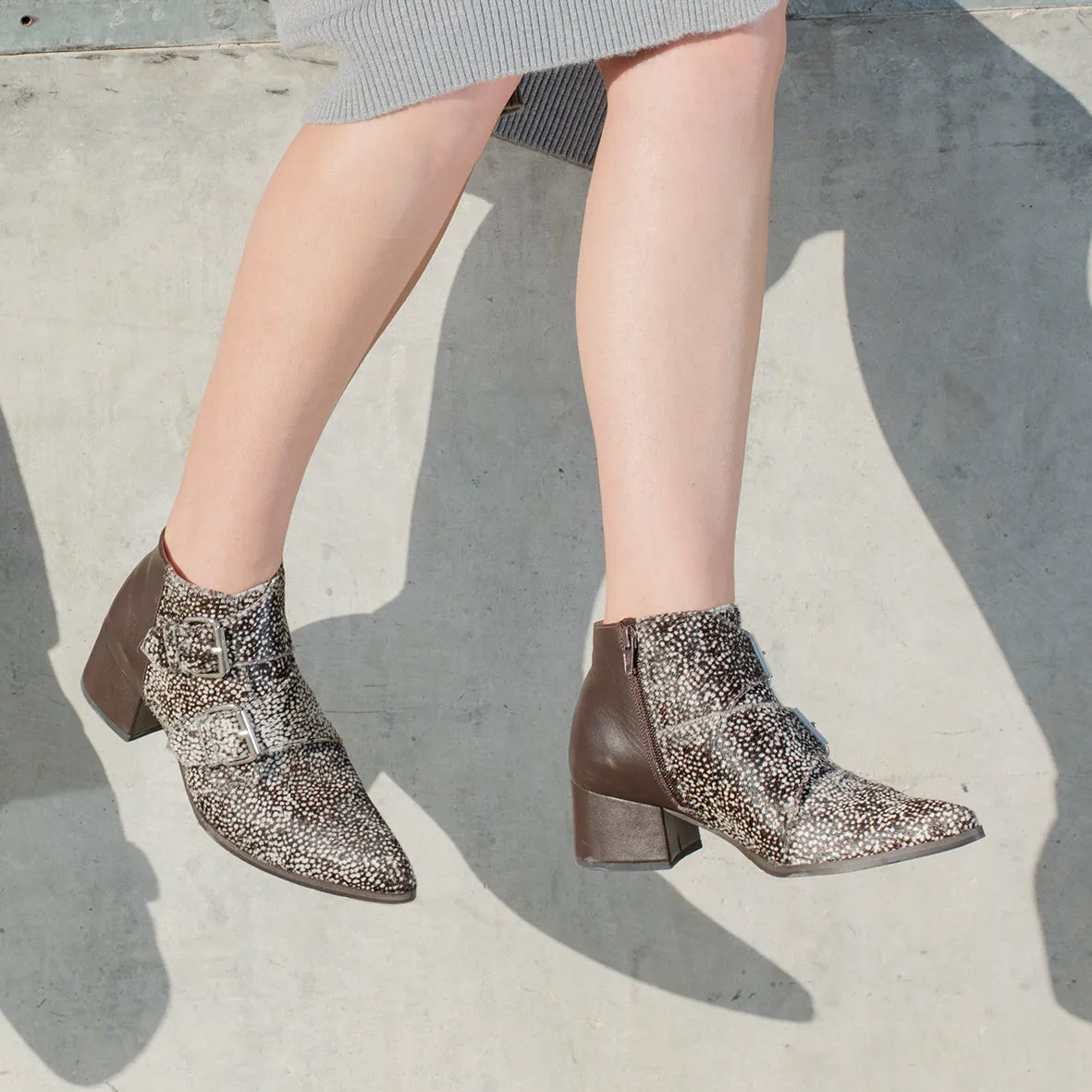 Falcon - Double Buckle Booties