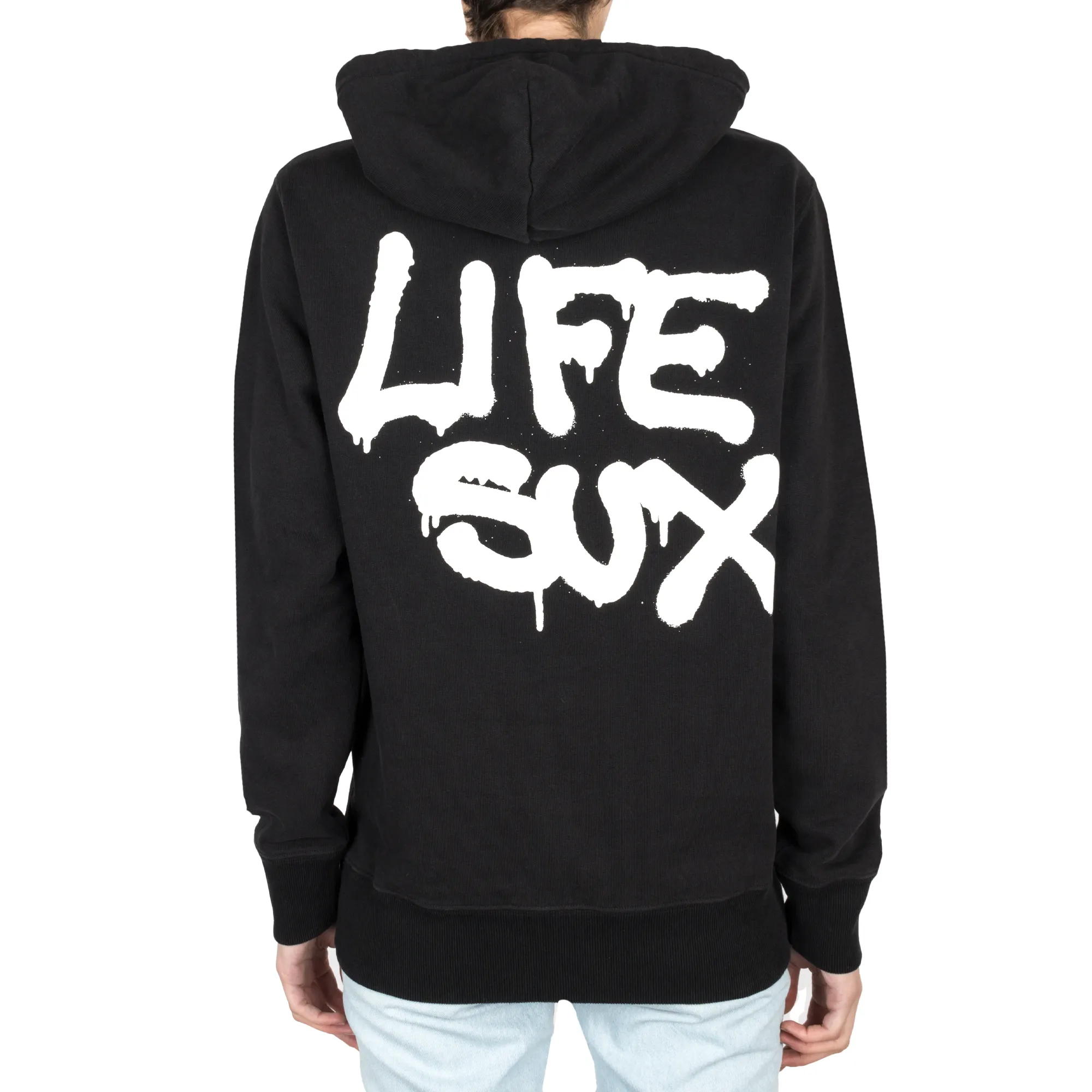 Graffiti Hooded - Black