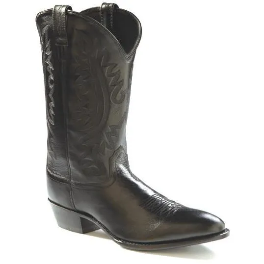 Jama Old West Men's Polanil Western Cowboy Boots Black