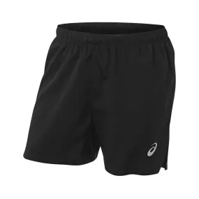 Mens ASICS Silver 5 Inch Short - Performance Black