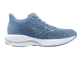 Mizuno Wave Rider 28 (B Width) - Glacier Lake/White/Parisian Blue (Womens)