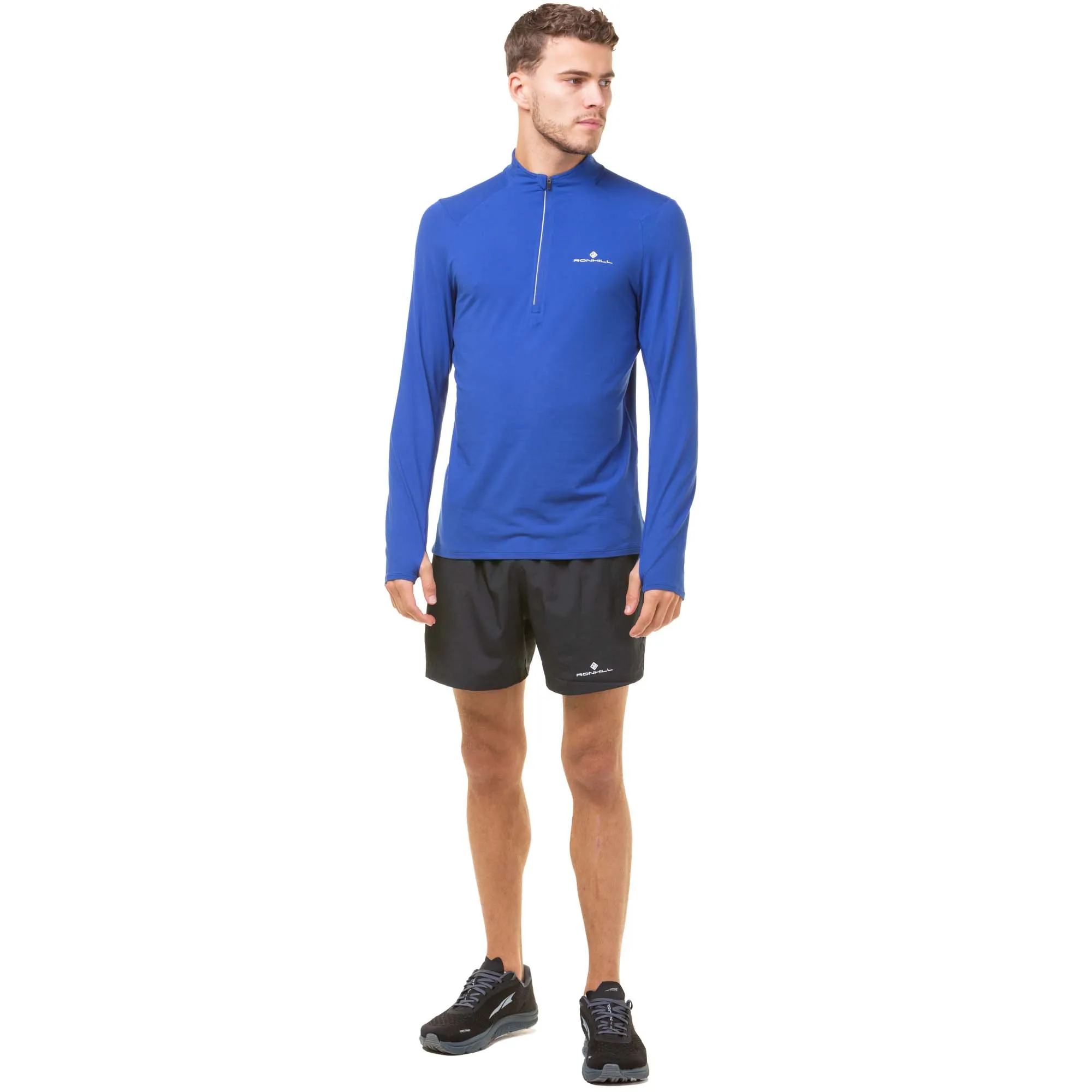 Ronhill | Men's Core Thermal 1/2 Zip - Dark Cobalt