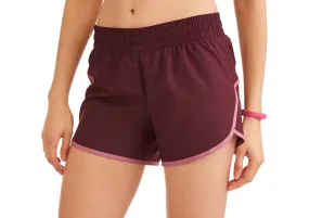 women's active woven running shorts with built-in liner