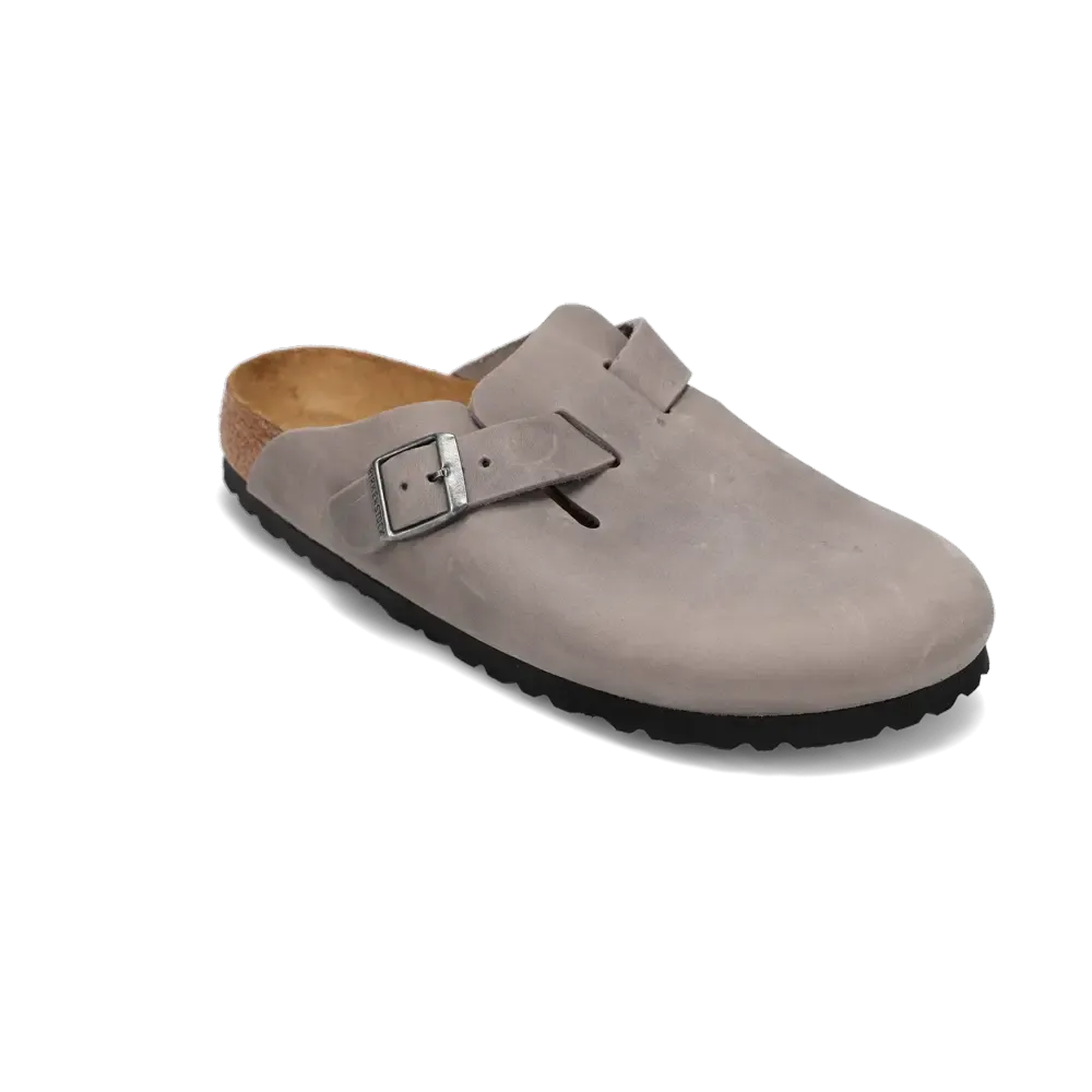 Women's Boston Soft Footbed (NARROW) Iron Oiled Leather