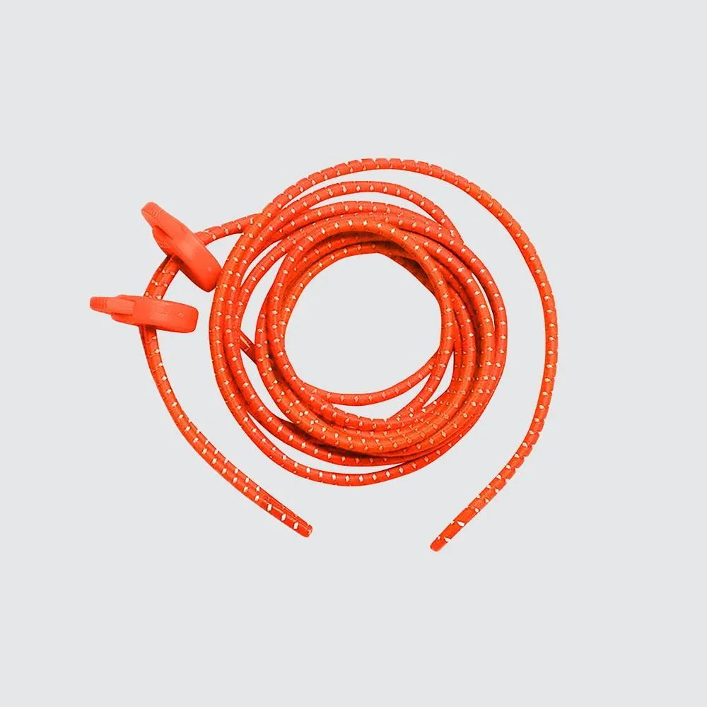 Zone 3 Elastic Shoe Laces (Neon Orange)